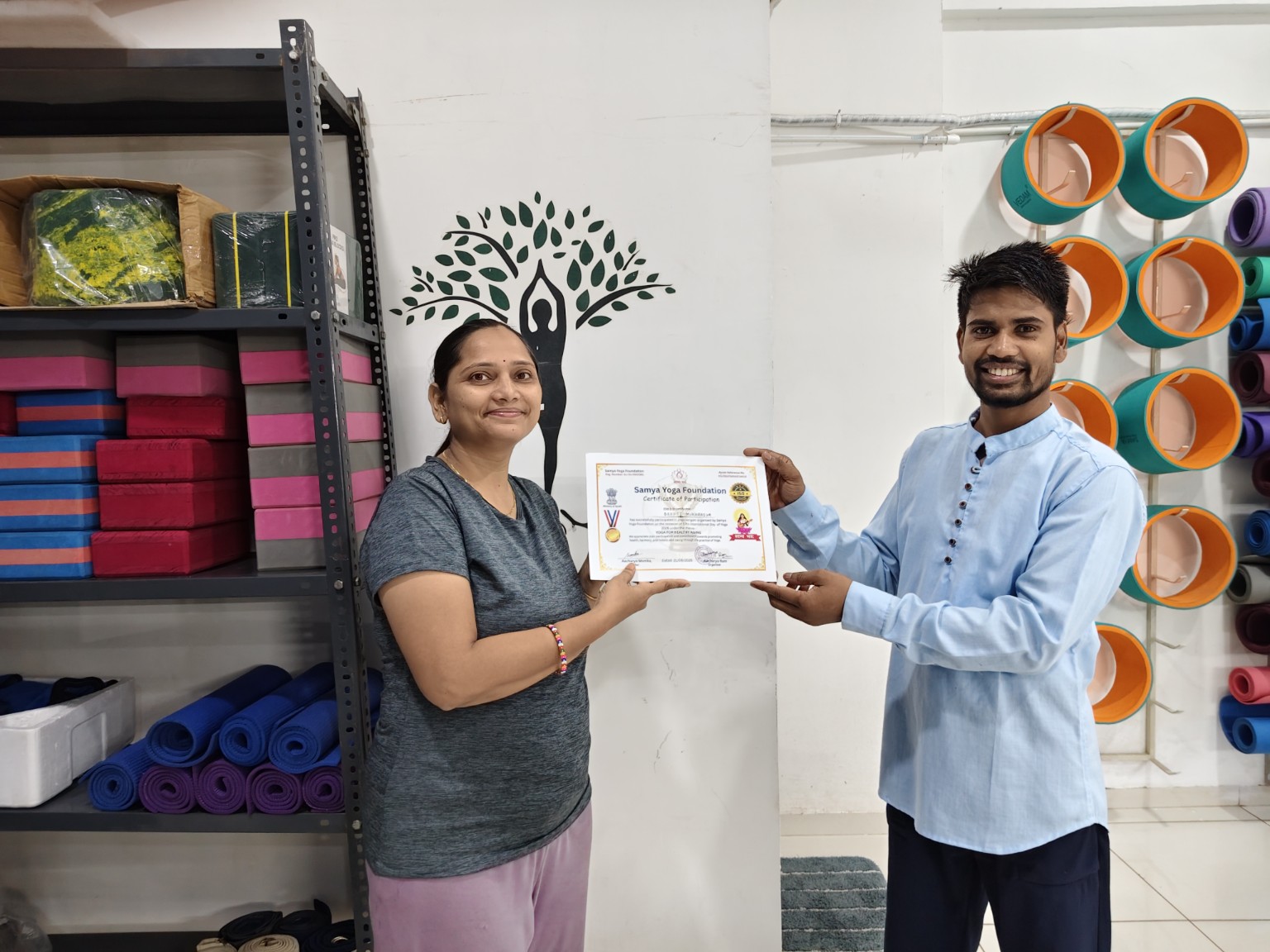 Certificate presentation